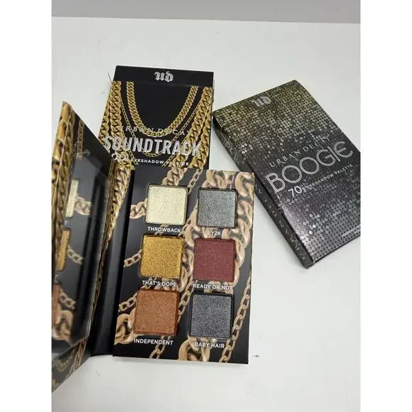 Urban Decay Eye Shadow Palettes Set Of 2 70’s Boogie & 00’s Soundtrack NIB - Picture 5 of 6
